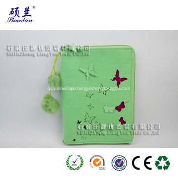 Good quality customized design felt notebook cover